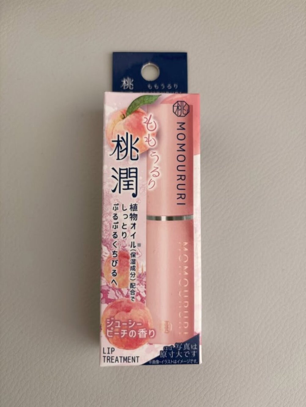 MOMOURURI Lip Treatment Peach Flavour
